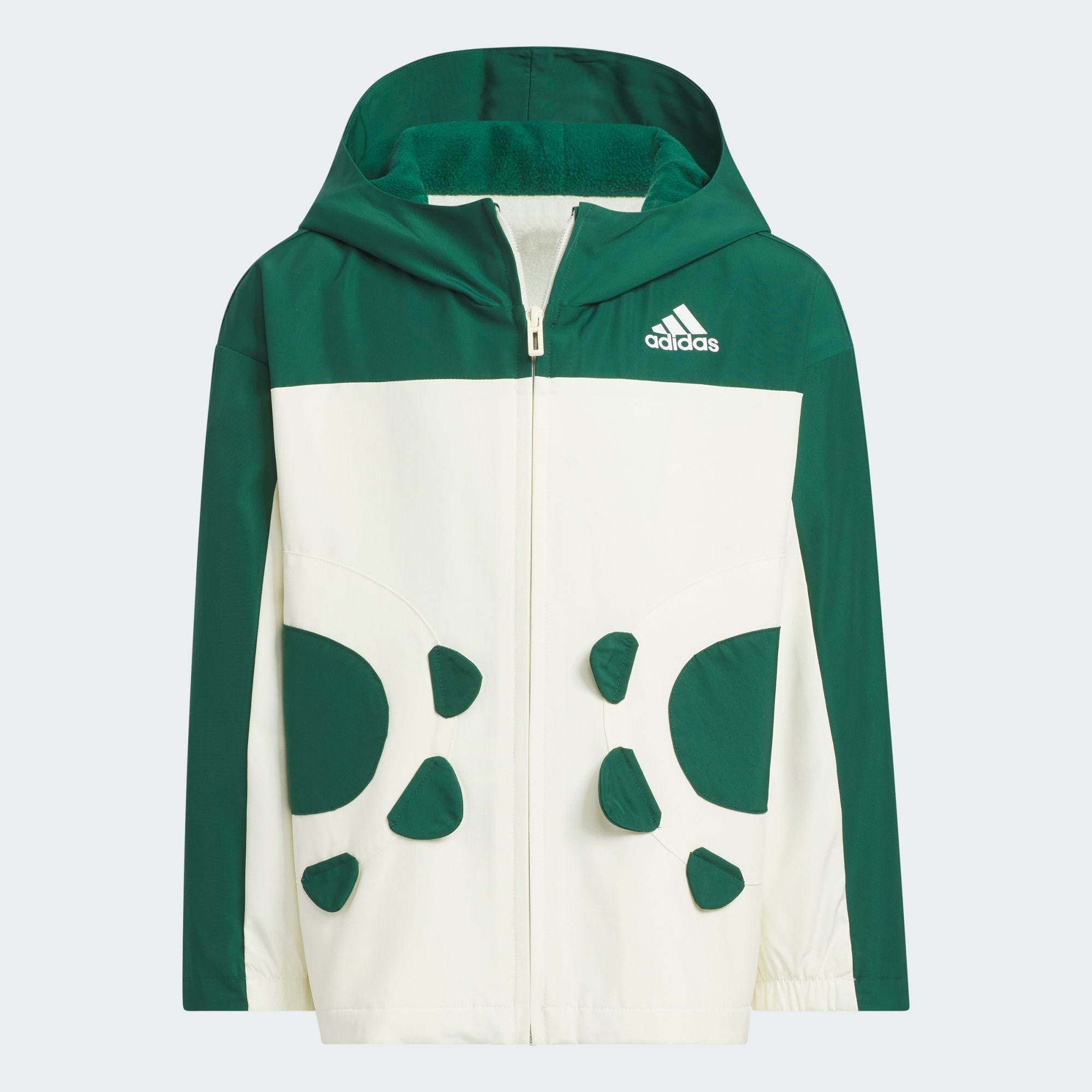 Adidas/阿迪达斯 大童奶龙联名款运动休闲连帽夹克外套 JF1378,运动服/休闲服装,运动茄克/外套,淘宝优惠券,粉丝福利购,淘宝优惠卷