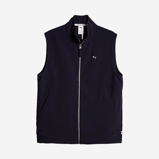 简约休闲印花立领舒适运动马甲 男女 620841 彪马 PUMA