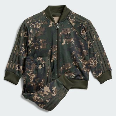 Adidas/阿迪达斯 儿童CAMO TRACK SUIT 迷彩运动长袖套装 IP0254