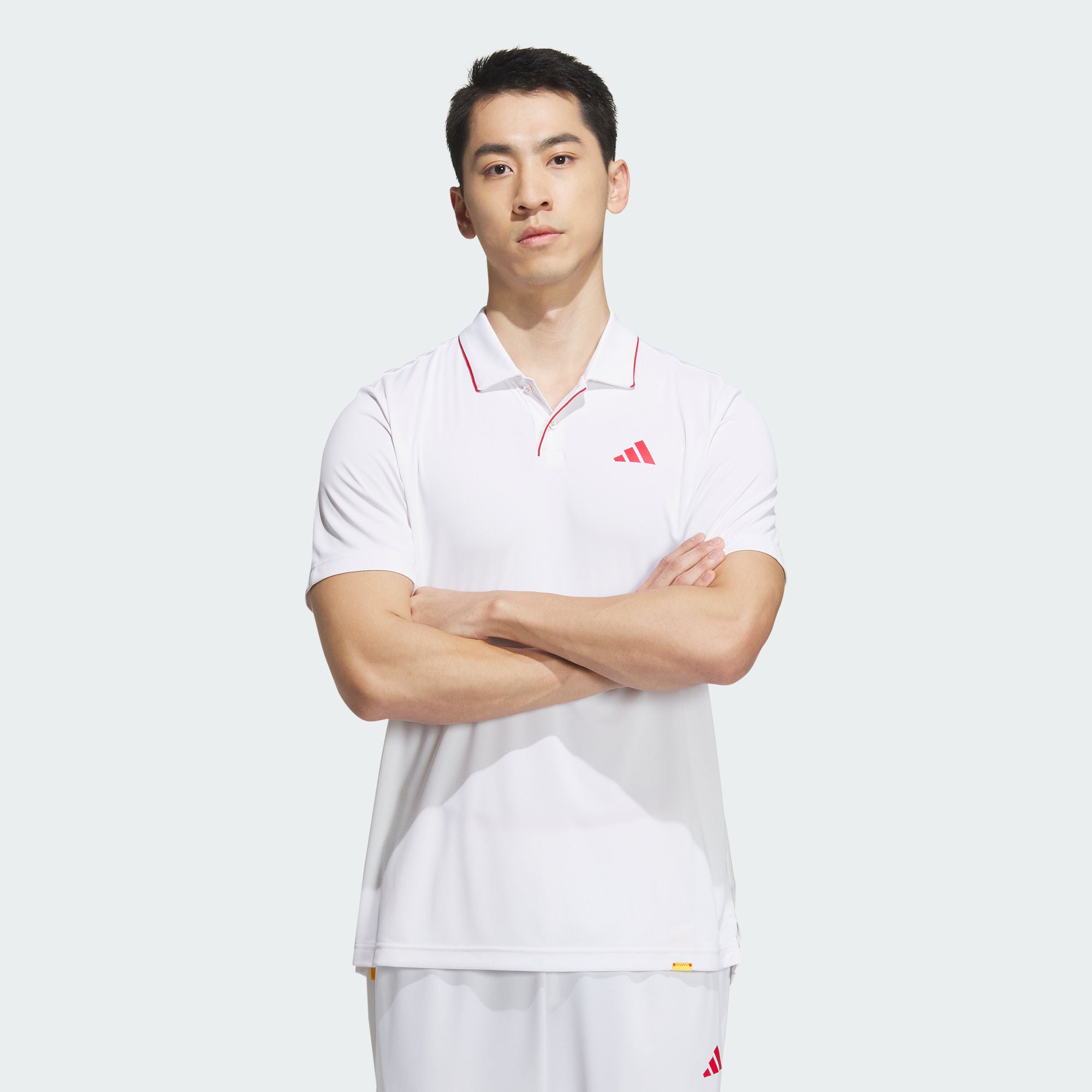 Adidas/阿迪达斯 男子国家队同款速干运动翻领POLO衫 IV7579