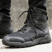 秋冬作战训靴男超轻高筒军v迷沙漠鞋 透气减震战术户外军战加绒棉