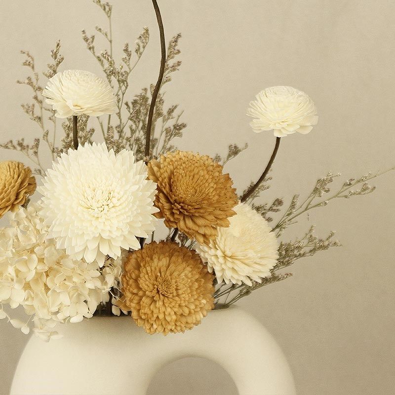 干花瓶摆件客厅插花轻奢高档电视柜桌面家居假花仿V真花装饰品花,家居饰品,花瓶,淘宝优惠券,粉丝福利购,淘宝优惠卷
