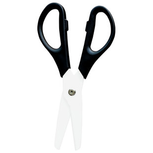 工业用陶瓷剪刀裁剪皮革纸w布裁缝剪子手工家用商用绝缘办公用品