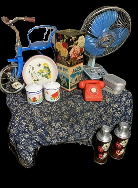 老物件影视道具婚礼摆设陈列展览摆件收藏情怀怀旧饼Z干桶打字机