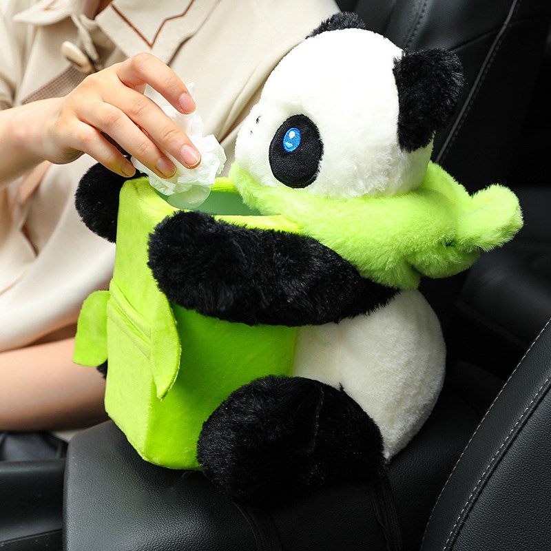 卡通可爱汽车抽j纸盒车载纸巾盒垃圾桶二合一女士主驾驶扶手箱挂