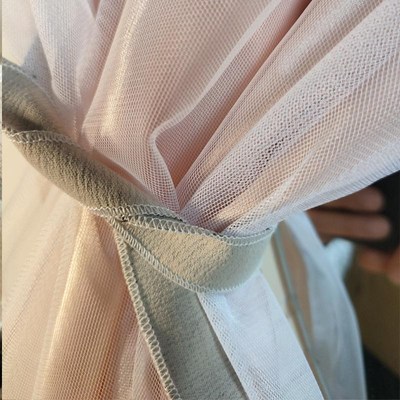 防尘蕾丝b挡布梳妆台镜子罩椭圆帘子盖布镜面遮挡风水帘子遮盖对