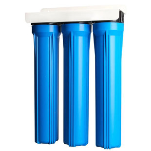 20寸三级净水器 三胞胎家用厨房水族净水器 加厚滤瓶 前置过滤器I