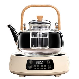 煮茶器电陶炉玻璃泡茶烧水煮茶壶家用大容量Y整套茶具茶 2024新款