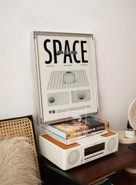 Wgallery天体日本中世纪海报装饰画包豪斯反框知识分子风格科幻美