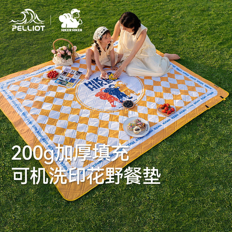 【HIKER】伯希和户外野餐垫露营加厚沙滩防潮垫便携超声波垫子