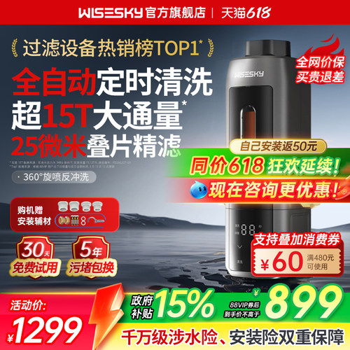 韦思卡尔15吨全自动前置过滤器