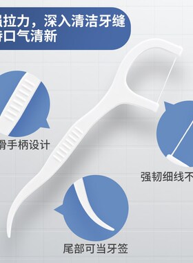 新款高拉力细滑牙线棒W1盒30支