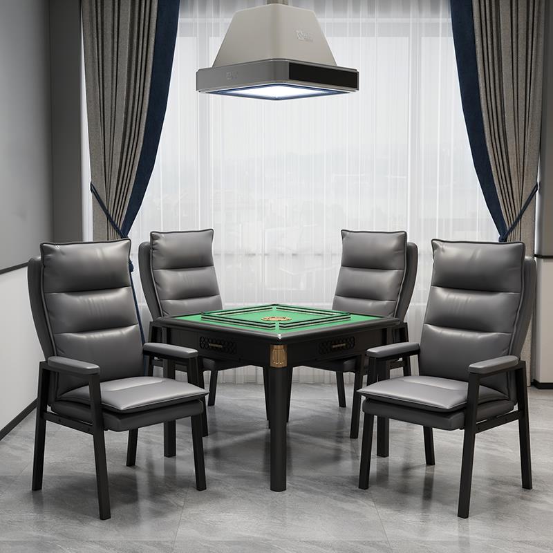 棋牌室专用椅子茶楼麻将机久坐家用舒适轻奢高靠背气垫椅打牌椅子