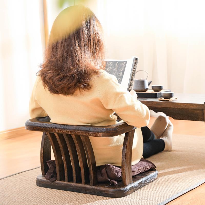 塌塌米椅飘窗无脚靠背床上懒人日式座椅地椅和室地板阳台椅坐垫凳