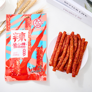 翻天娃爆辣通心棒元气棒甜辣辣条儿时怀旧麻辣零食湖南网红小吃