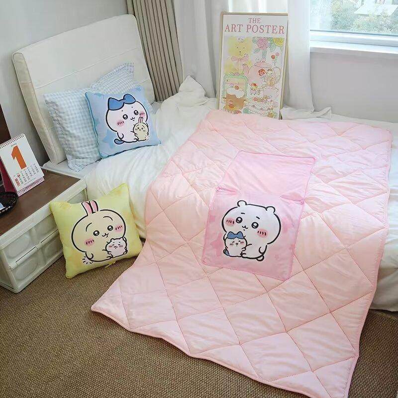 可爱卡通卡哇吉伊空调被办公多功能二合一抱枕被车载腰靠靠枕被子,居家布艺,抱枕被,淘宝优惠券,粉丝福利购,淘宝优惠卷