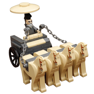 兵马俑铜车马拼装积木玩具旅游纪念品创意礼品基础款安车立车摆件