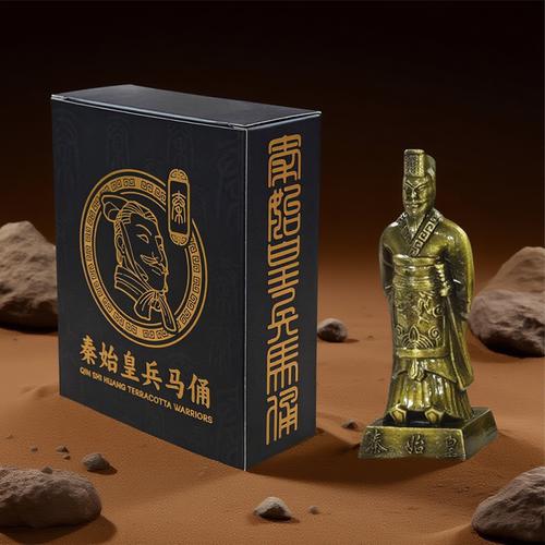 秦始皇兵马俑博物馆金属兵马俑套盒西安旅游纪念品个性创意文创