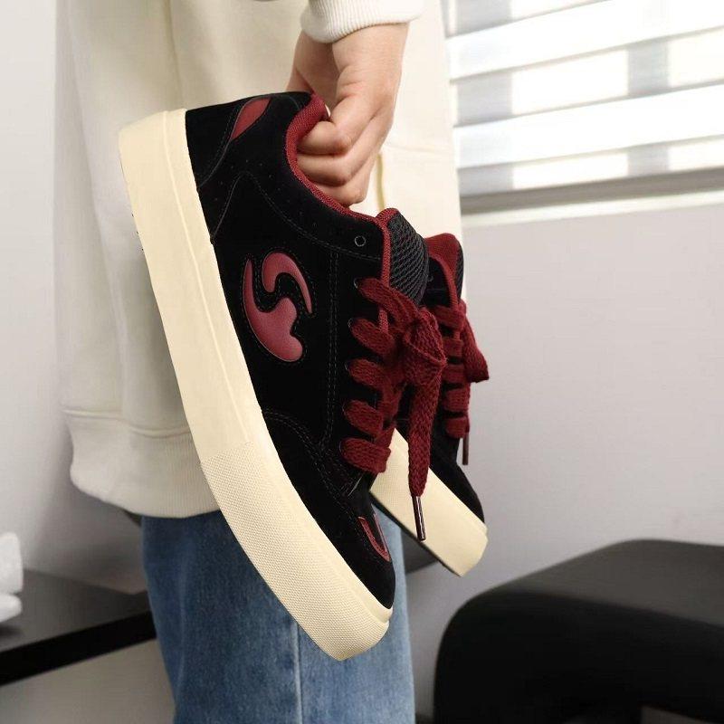 网红男鞋冬季防滑软底低帮运动滑板鞋青少年黑色经典百搭休闲潮鞋,运动鞋new,板鞋,淘宝优惠券,粉丝福利购,淘宝优惠卷