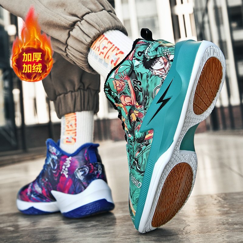 詹姆斯科比正品鸳鸯球鞋男童加绒运动鞋青少年学生专业实战篮球鞋,运动鞋new,篮球鞋,淘宝优惠券,粉丝福利购,淘宝优惠卷