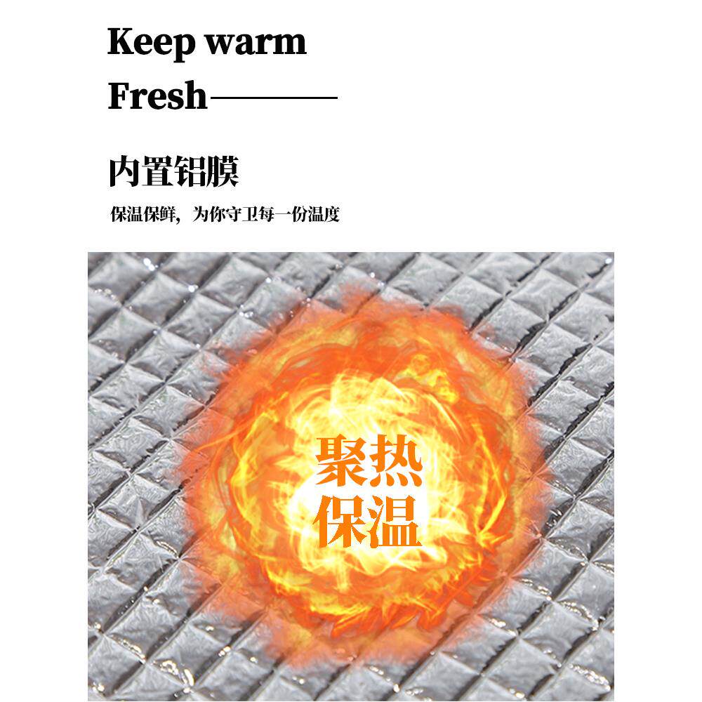 冬季保温菜罩盖菜罩饭菜餐桌罩折叠防尘热菜保温罩子家用加热神器