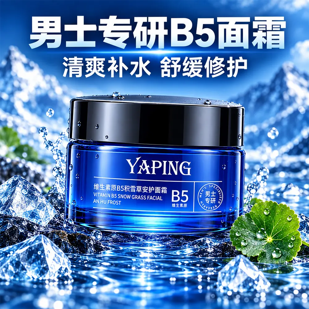 YAPING雅屏维生素原B5积雪草安护面霜清爽补水舒缓修护保湿滋润