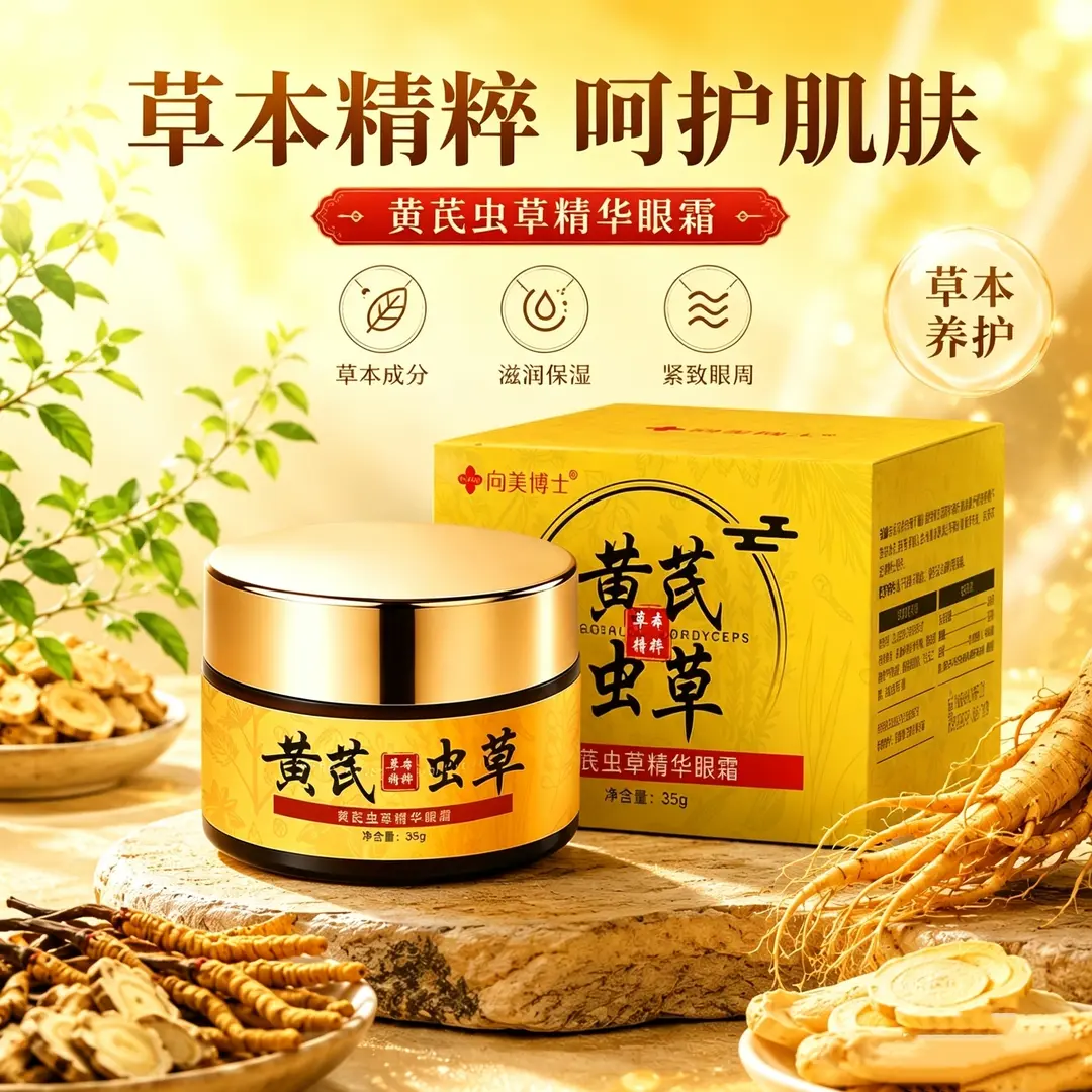 向美博士黄芪虫草精华眼霜滋润