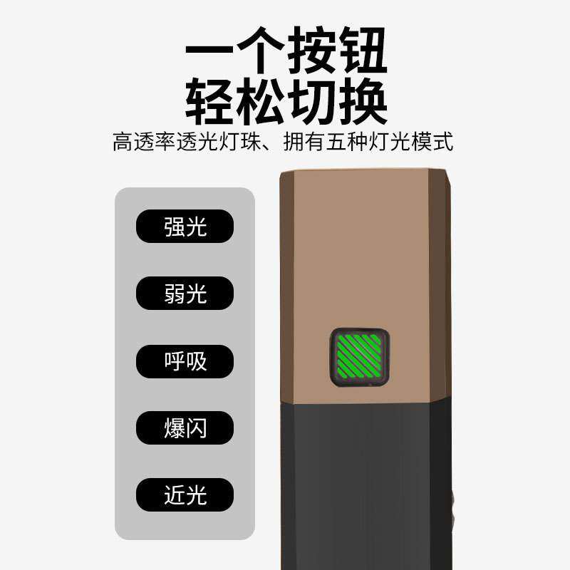 自行车灯防眩光夜骑强光远射前灯山地车装备配件远近切换骑行灯