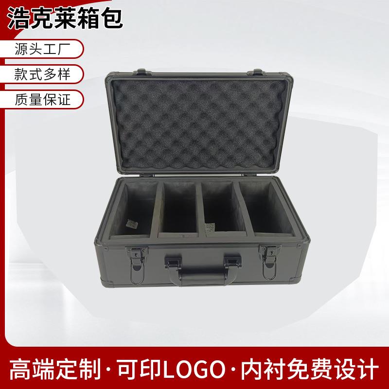 手提带锁透明展示卡片箱PSABGS收纳箱加厚可装30.60.90.120.64片