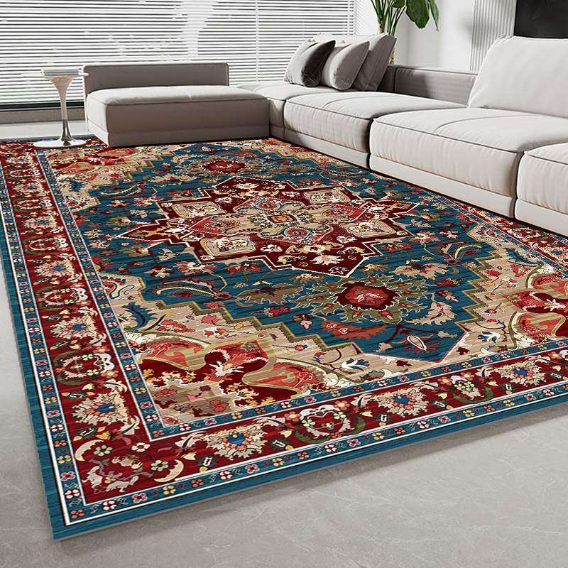 摩洛哥水洗背多尼尔地毯美式复古客厅沙发茶几毯家用卧室整铺地垫