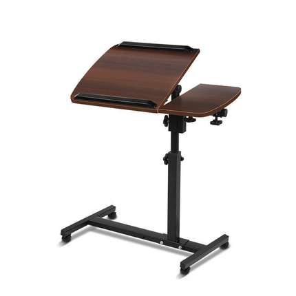 可移动折叠电脑桌升降写字台宿舍笔记本置物架简易卧室看书小架子