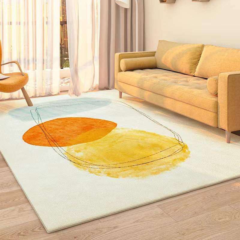 代发现代简约客厅仿羊绒地毯客厅沙发茶几地垫卧室易清洗床边毯