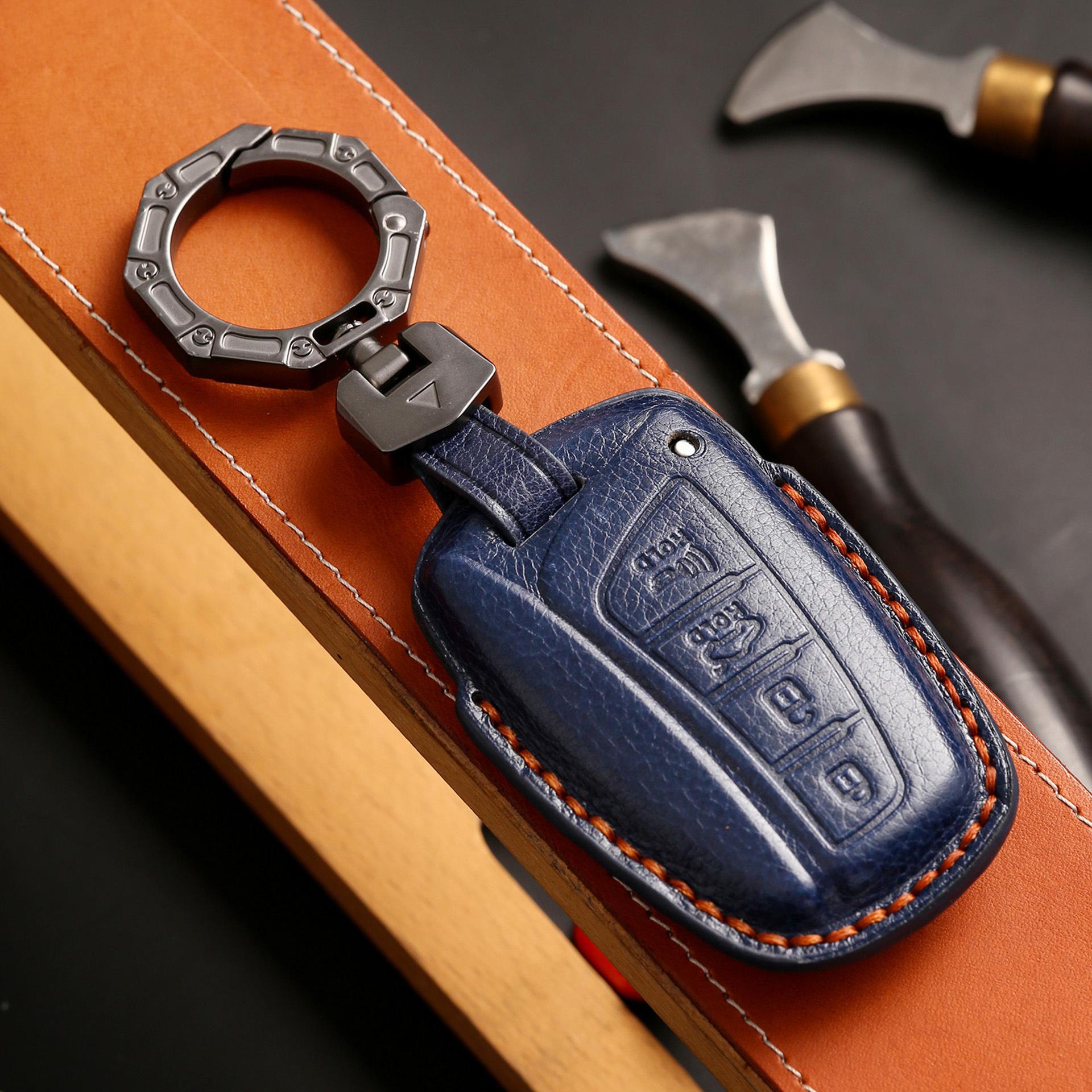 适用13-17款现代新胜达钥匙套进口格越雅科仕ix45雅尊捷恩斯包套