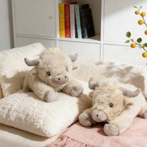 新款HighlandCow毛绒公仔