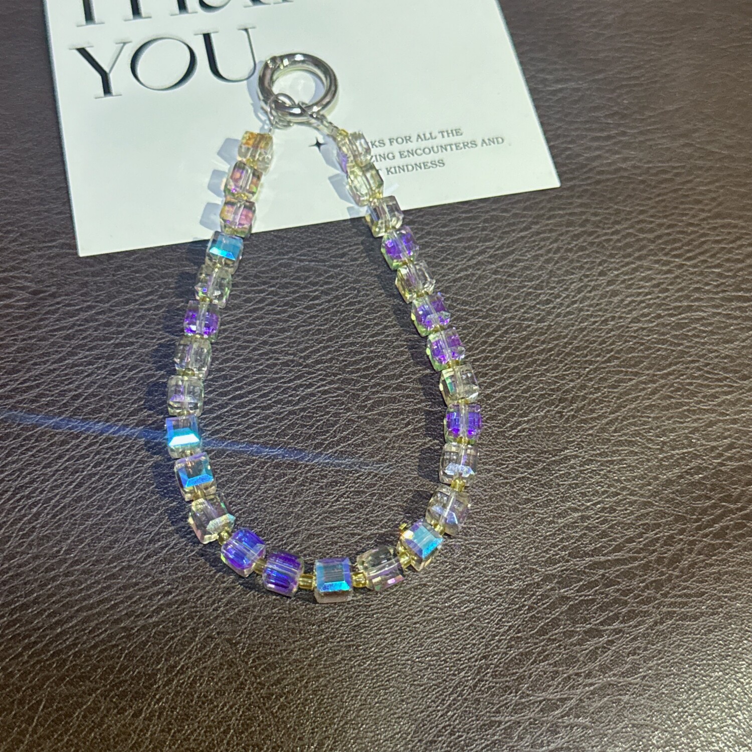 方糖手机链手机挂绳短款手腕防丢钥匙扣高级感新款小众精致轻奢