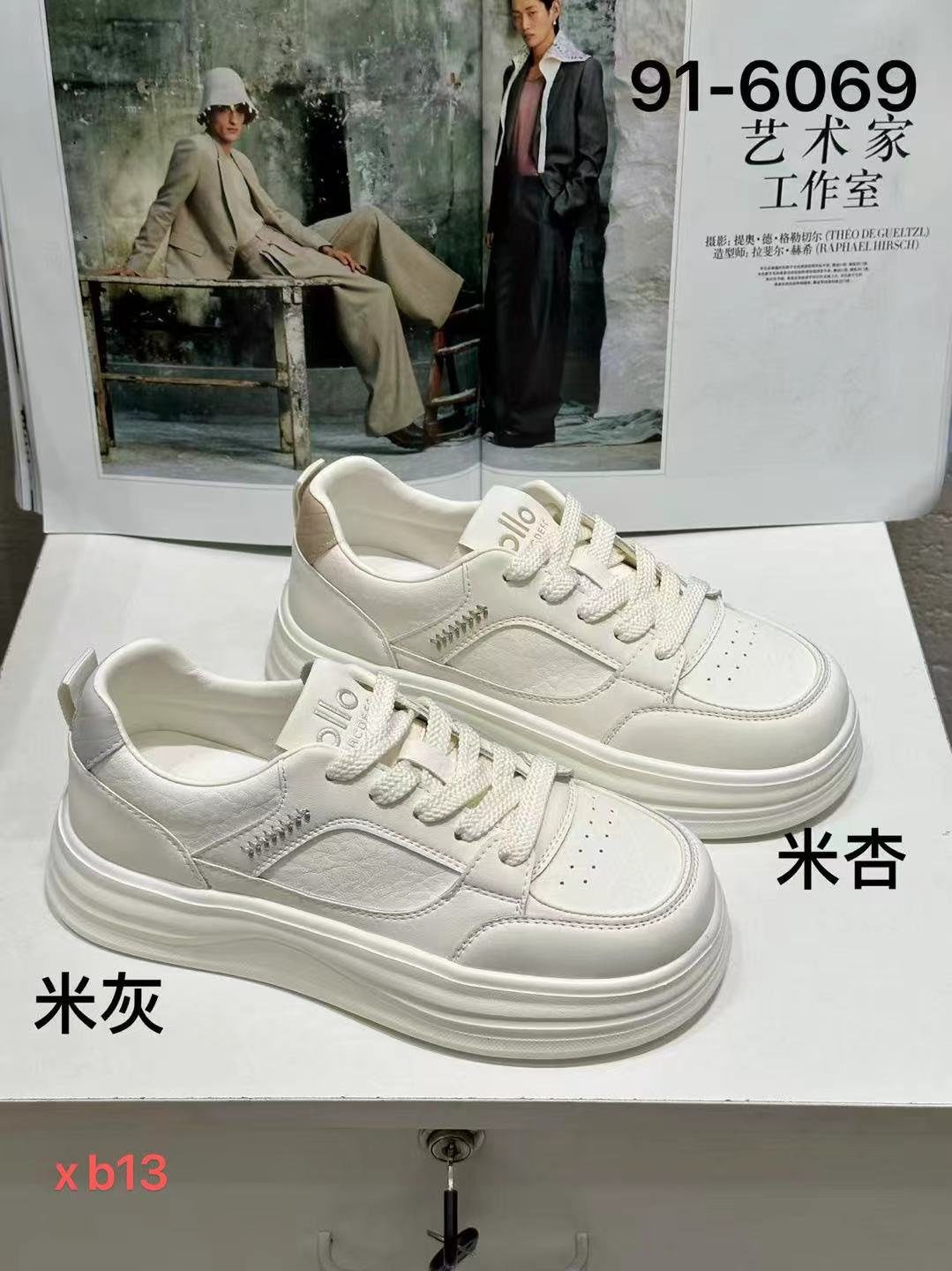 七彩青春2026新款欧州站时尚圆头平底女休闲鞋91-6069,女鞋,时尚休闲鞋,淘宝优惠券,粉丝福利购,淘宝优惠卷