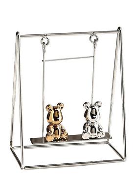 办公室工位桌面装饰治愈系解压荡秋千小摆件客厅房间创意家居饰品