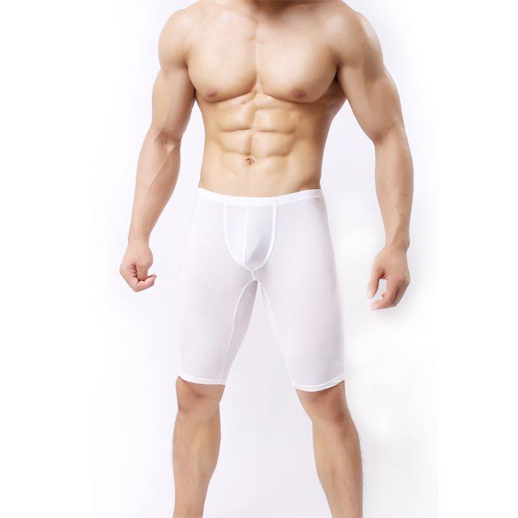 潮流式新款的男士超薄中裤简约男式情趣情侣肌肤贴身内衣内裤中裤,女士内衣/男士内衣/家居服,男平角内裤,淘宝优惠券,粉丝福利购,淘宝优惠卷