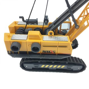 7履带滑行工程车消防车挖掘机搅拌车吊车儿童小玩具汽车 706