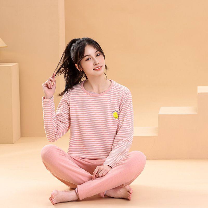 青少年初中生秋衣秋裤胖大童保暖内衣男童睡衣加肥大码女孩打底衫