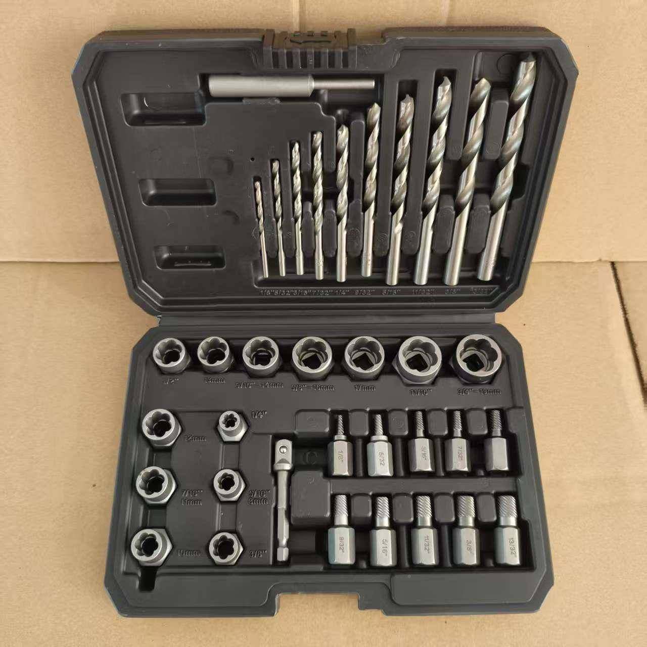 35PC取螺出器套装断丝OVN螺母取出器功多能拆卸反牙套筒汽修工母