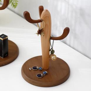 关钥匙挂架入户盒钥玄匙挂架创人意仙掌实无品牌/木收纳进门口桌