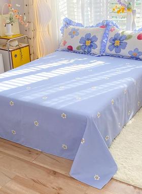 新款版公主风韩加ADQ厚磨毛四款件套花边床裙荷叶边印花件四套