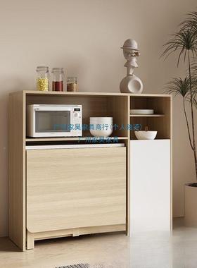 奶风折叠子家用桌可折叠移动餐桌椅组子简易多功能桌子饭油WDH桌