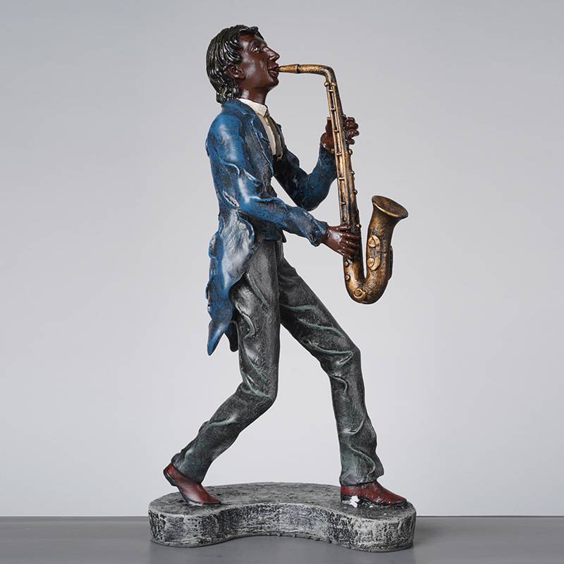 美式简约音乐乐队人物客厅家居装饰品创意电视柜酒柜抽象工艺摆件