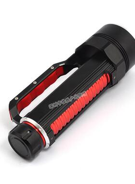 业潜水电0筒水下10米磁专控开关4led户手外防水手提FPB探照灯