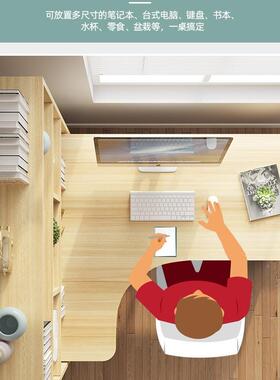 书桌书架写一角体桌书组合ALR51W00拐角实木转学生学习桌字桌l型