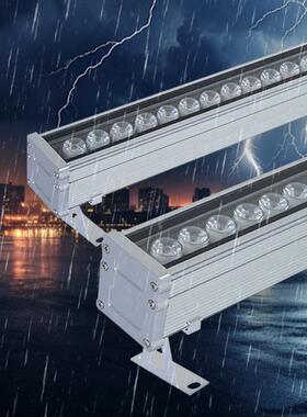 led线条洗墙灯高压63W瓦户楼体外亮化工程广轮廓护栏5055洗墙告外