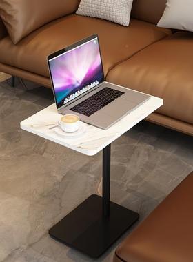 现代简约沙岩板小形桌子家边用客厅发角几FTN公寓可移动方小茶几