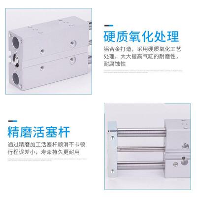 0FE缸STO/费DJZ托导向杆气三轴三杆缸DF斯M-16-8-P-A-GF现货原厂